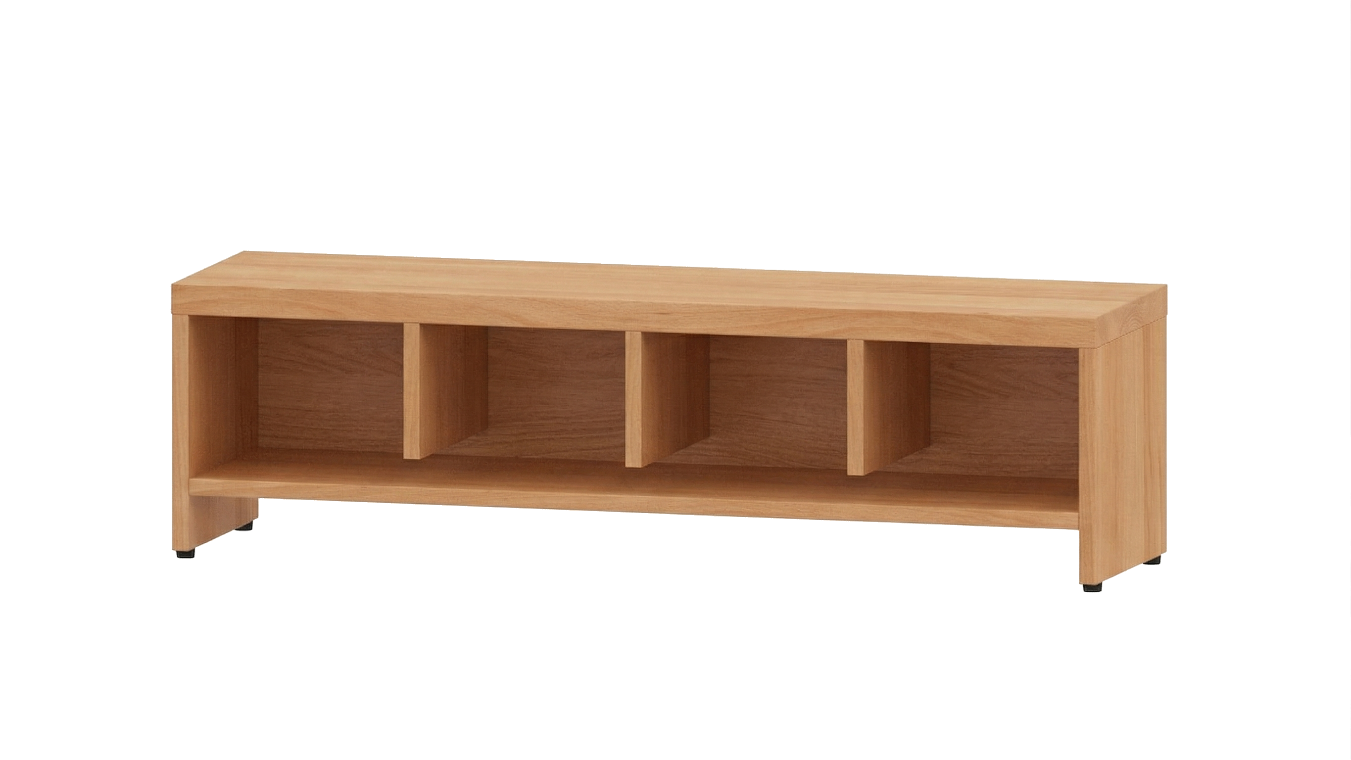 Garderobenbank | 4 Fächer - Basic | 122 x 35 x 33 cm