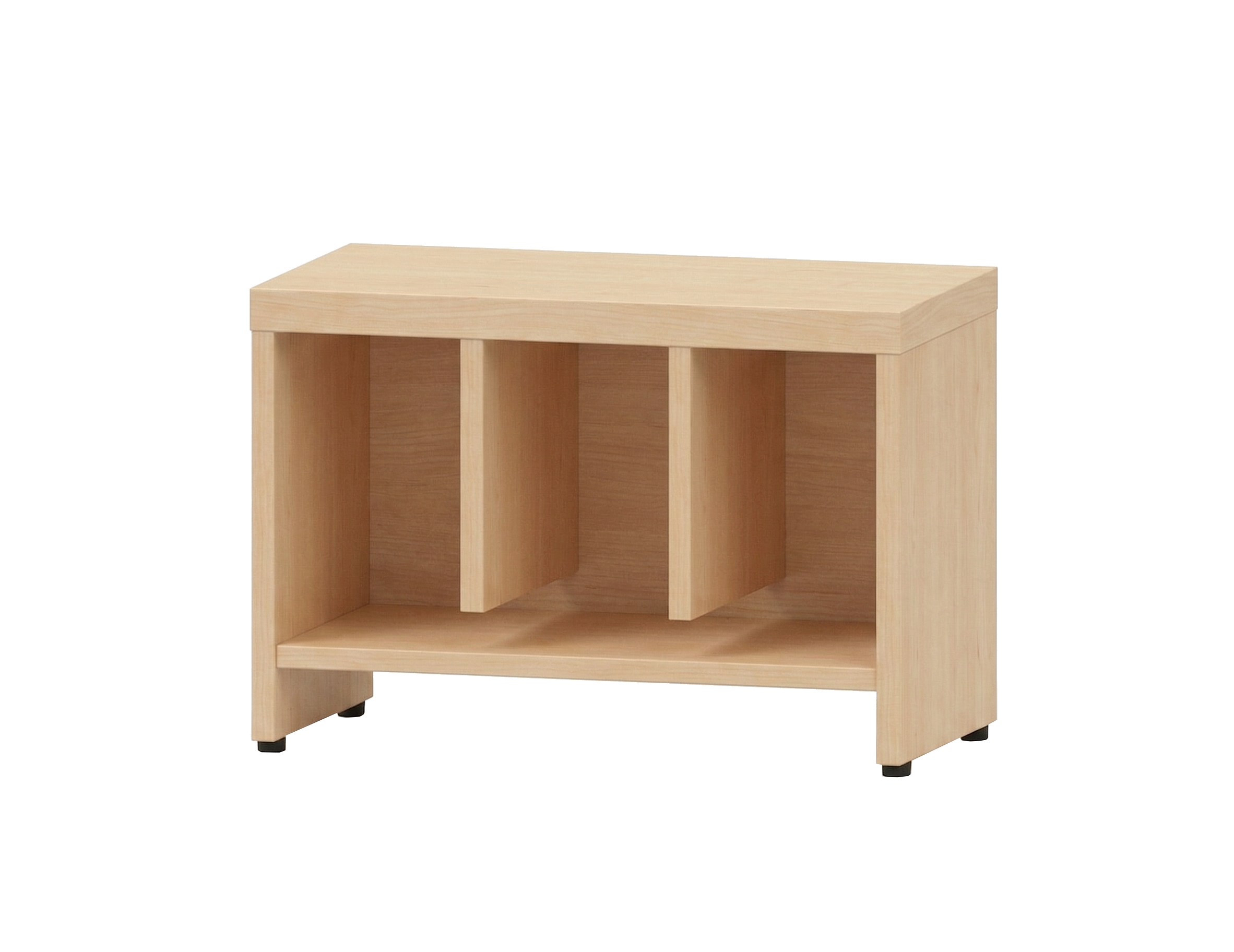 Garderobenbank | 3 Fächer - Basic | 62 x 43 x 33 cm