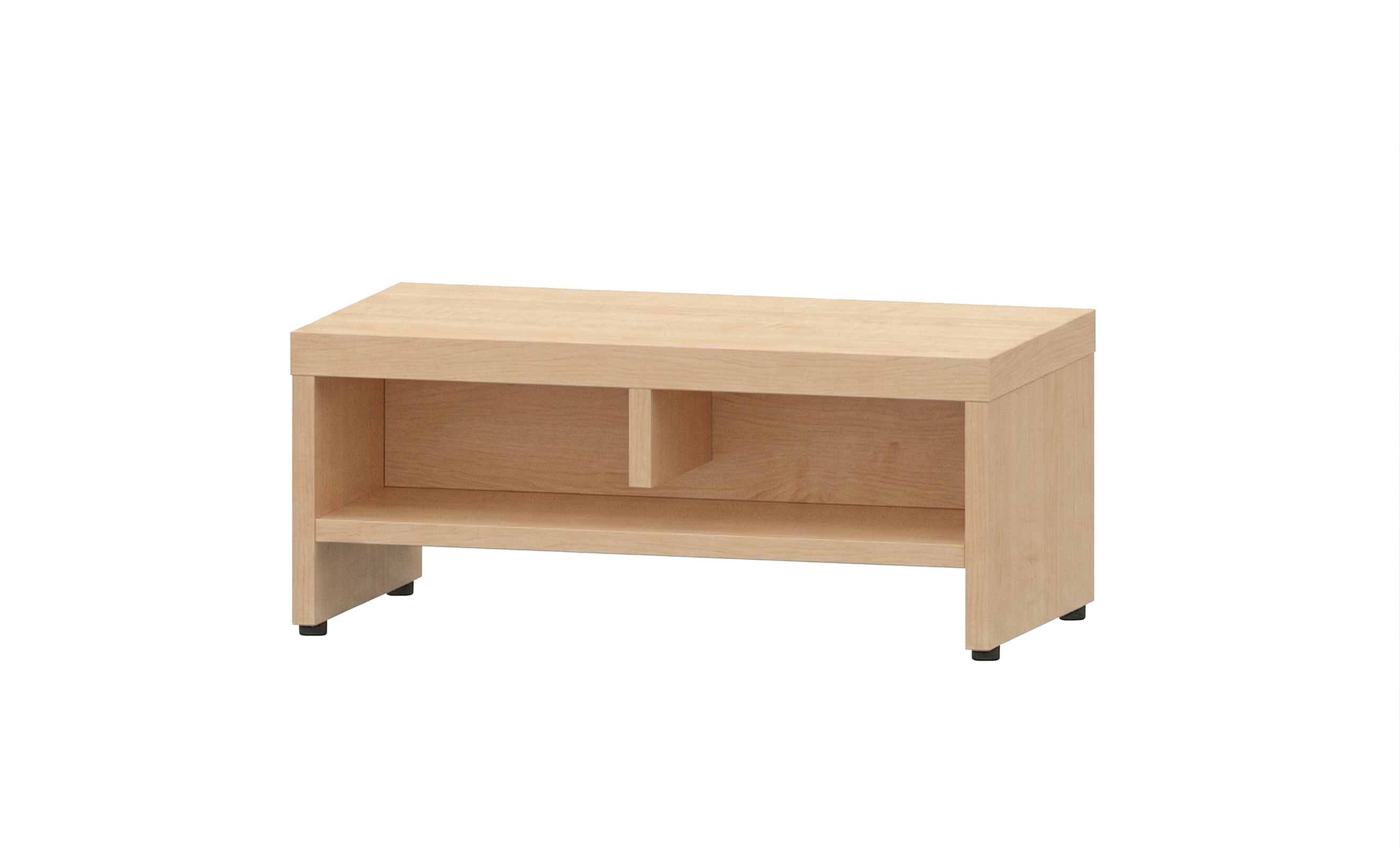 Garderobenbank | 2 Fächer - Basic | 62 x 26 x 33 cm