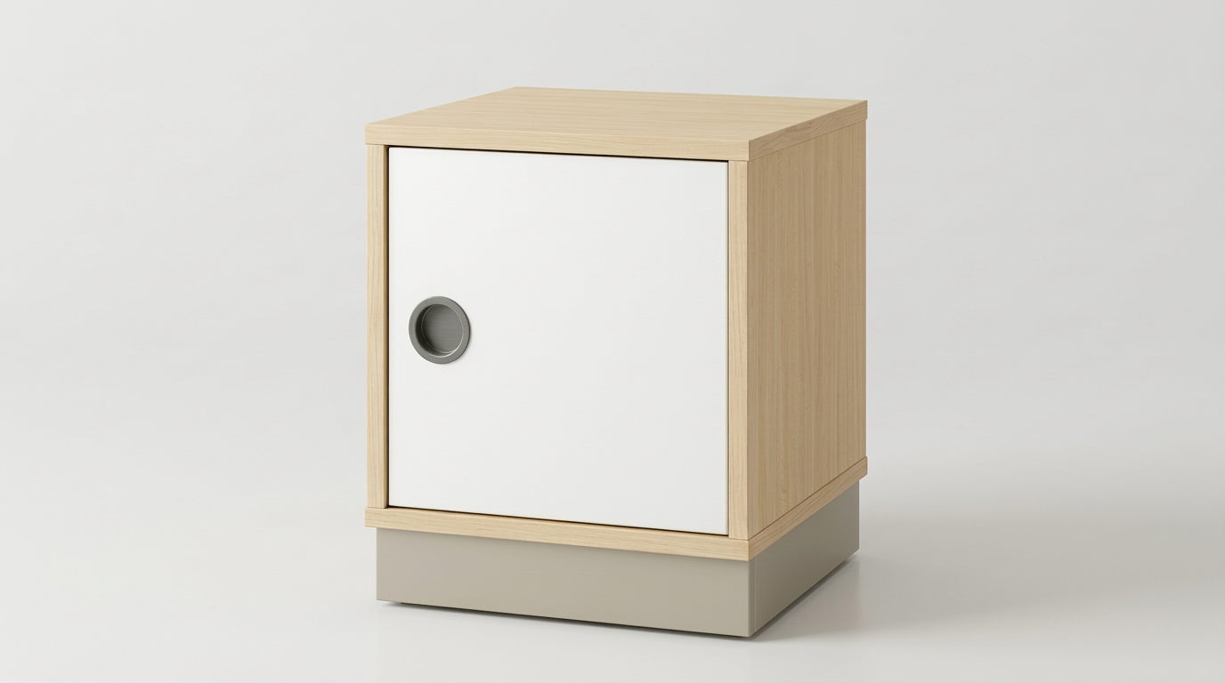 Würfel basic | Tür rechts mit Sockel