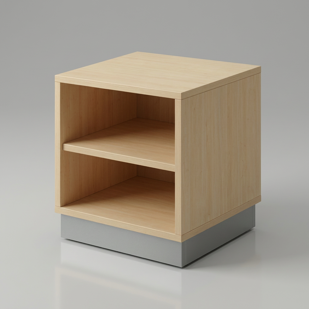 Würfel | mit Fachboden und Sockel