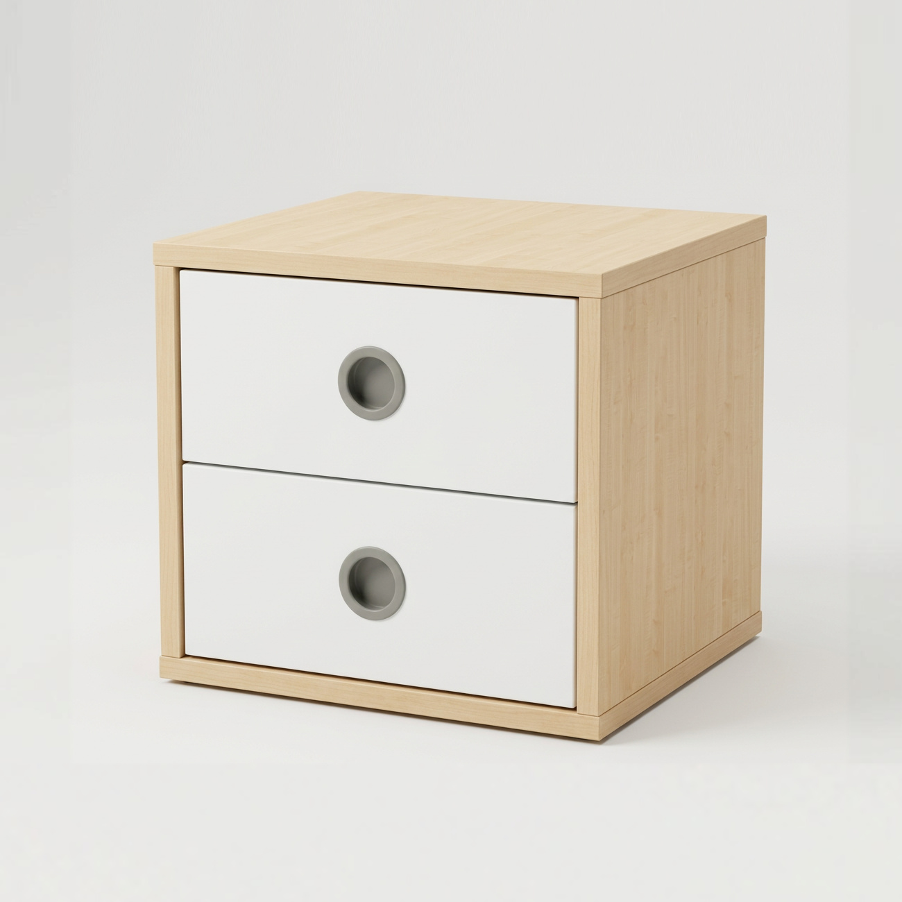 Würfel | mit 2 Schubladen - basic | 40 x 38 x 40 cm