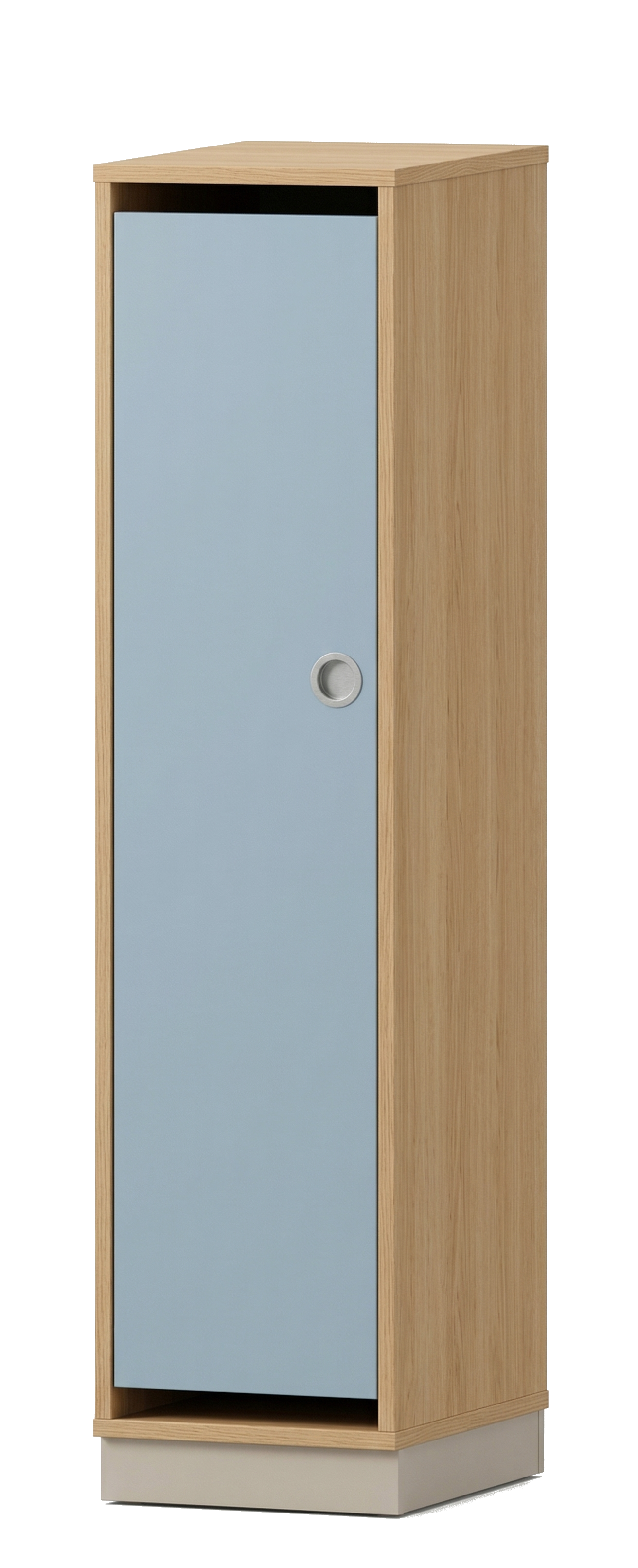 Bettzeugschrank | 6 Fächer, Tür links - Basic | 36 x 159 x 67 cm