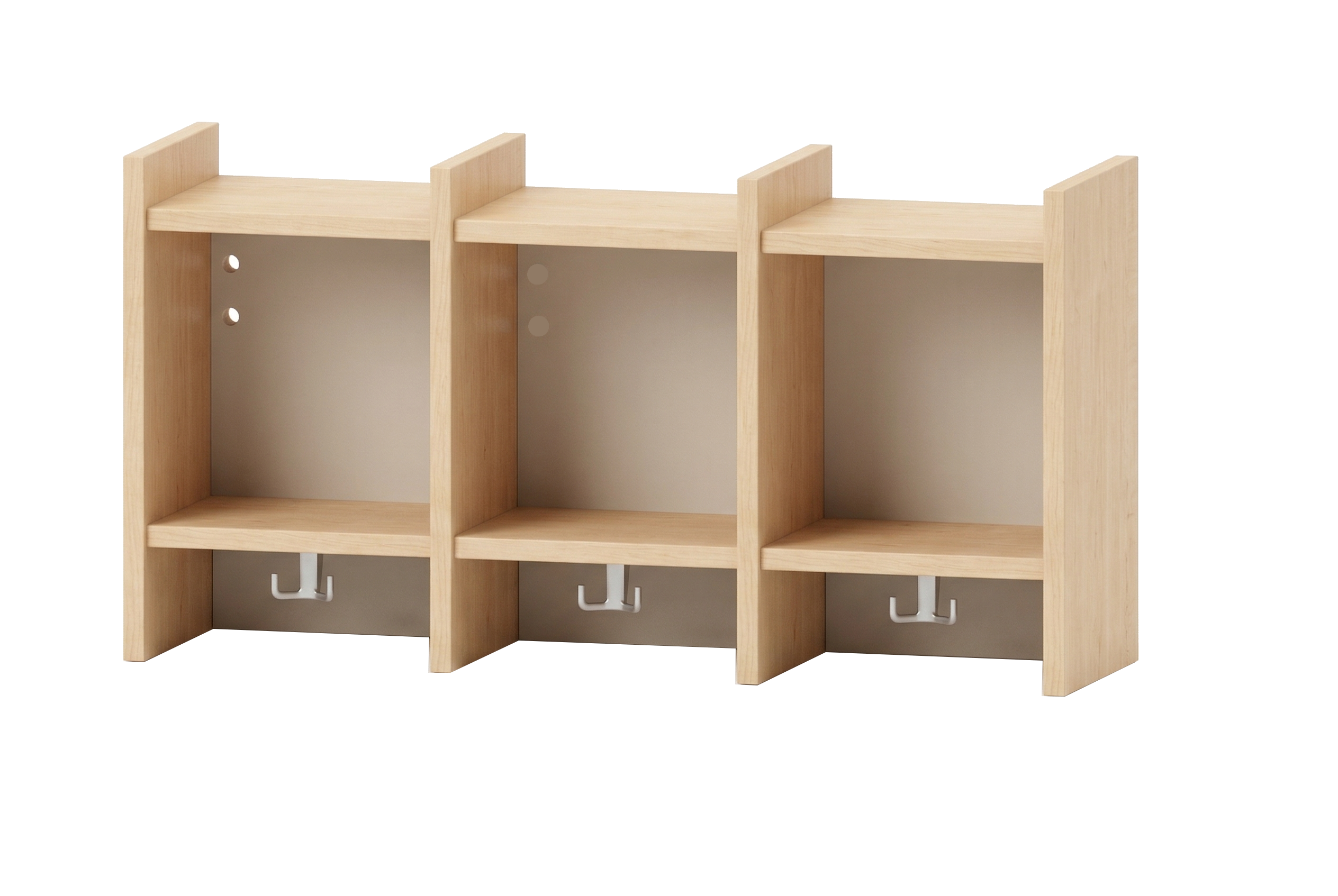 Garderobenablage | 3 Plätze - basic | 92 x 48 x 25 cm