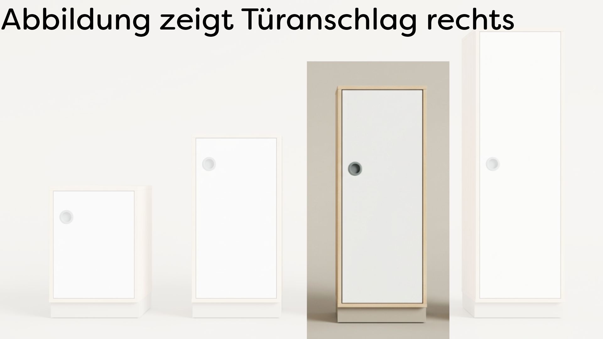 Schrank | mit Tür links - Basic | 40 x 121 x 40 cm