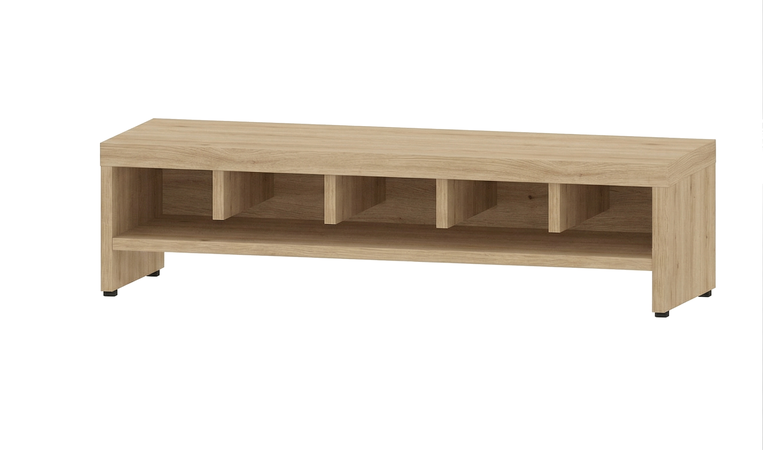 Garderobenbank | 5 Fächer - Basic | 102 x 26 x 33 cm