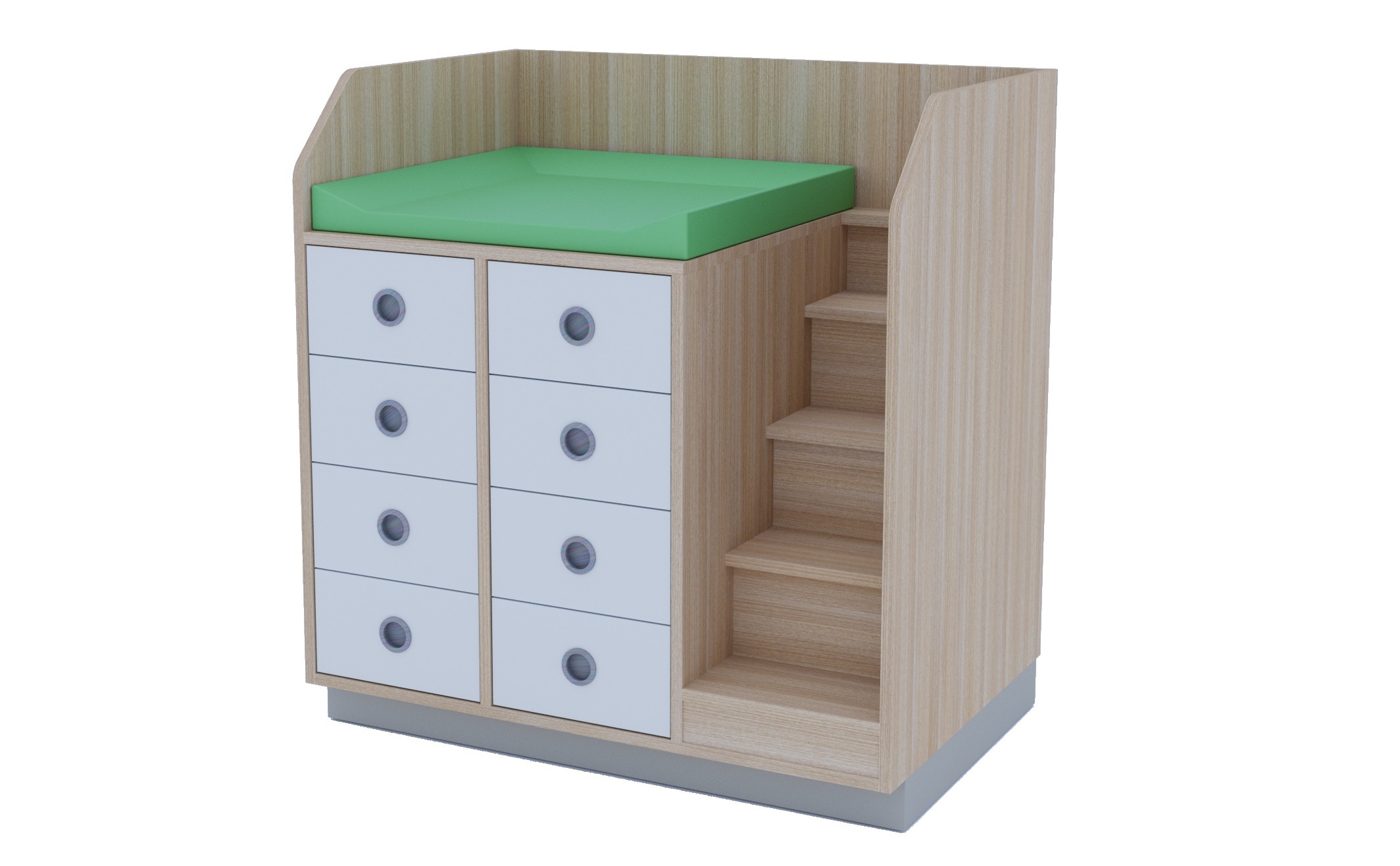 Basic Variante von Kita Möbeln – funktionale Grundausstattung mit klarer Struktur für einfache, robuste und übersichtliche Raumlösungen