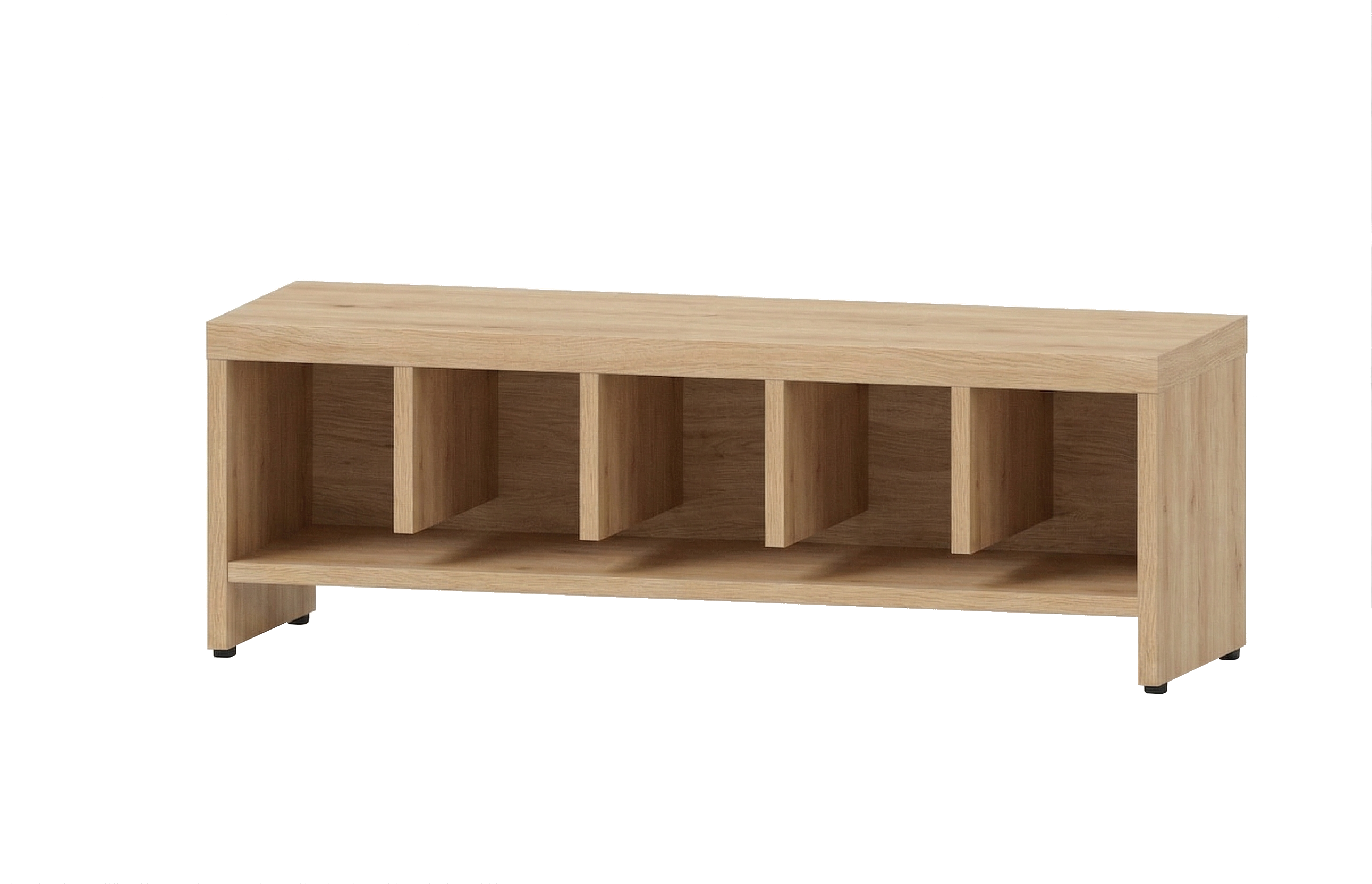 Garderobenbank | 5 Fächer - Basic | 102 x 35 x 33 cm