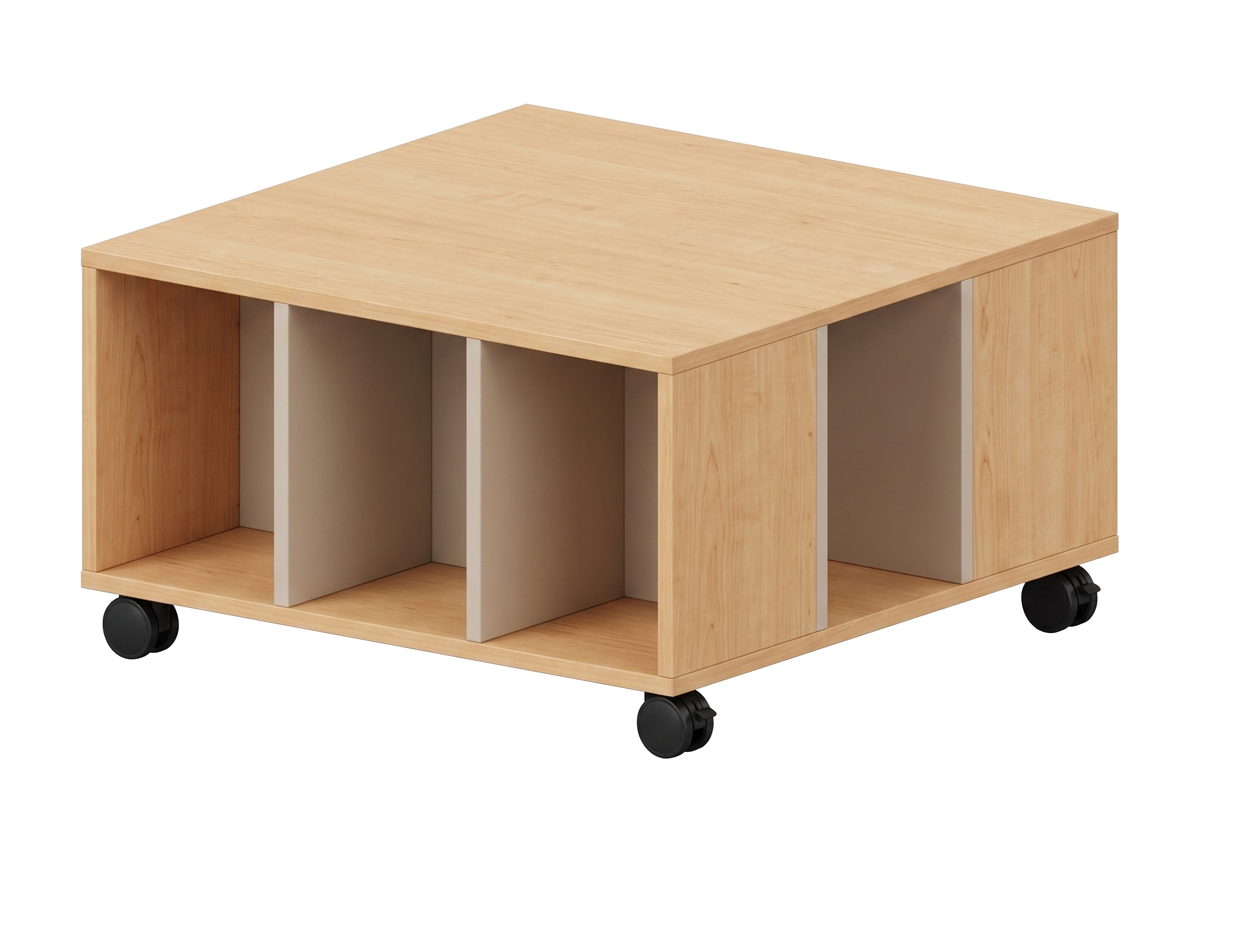 Bücherregal | mit wechseloffenen Fächern | 80 x 46 x 80 cm
